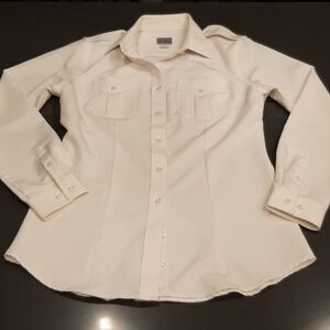 Uniform White Button Down Shirt by A Cut Above